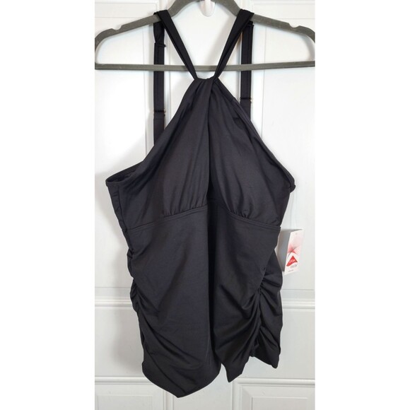 NWT Lands' End Plus Size Chlorine Resistant High Neck Multi Way Tankini Size 18 - Picture 2 of 5